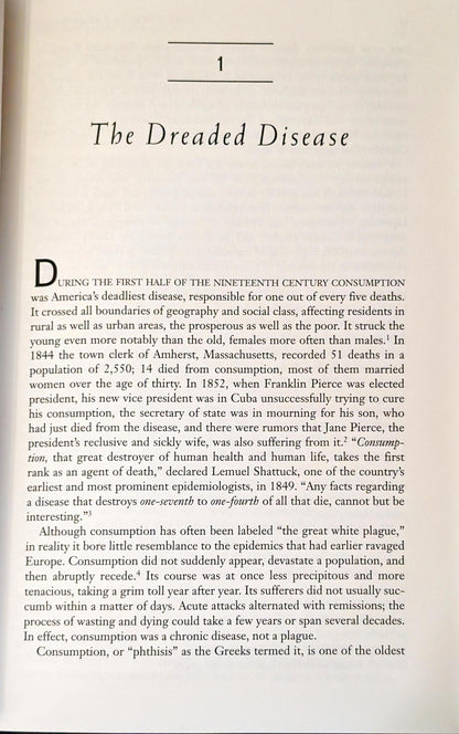 Living in the Shadow of Death: Tuberculosis and the Social Experience of Illness in American History by Shelia M. Rothman
