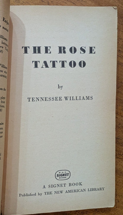 The Rose Tattoo by Tennesse Williams