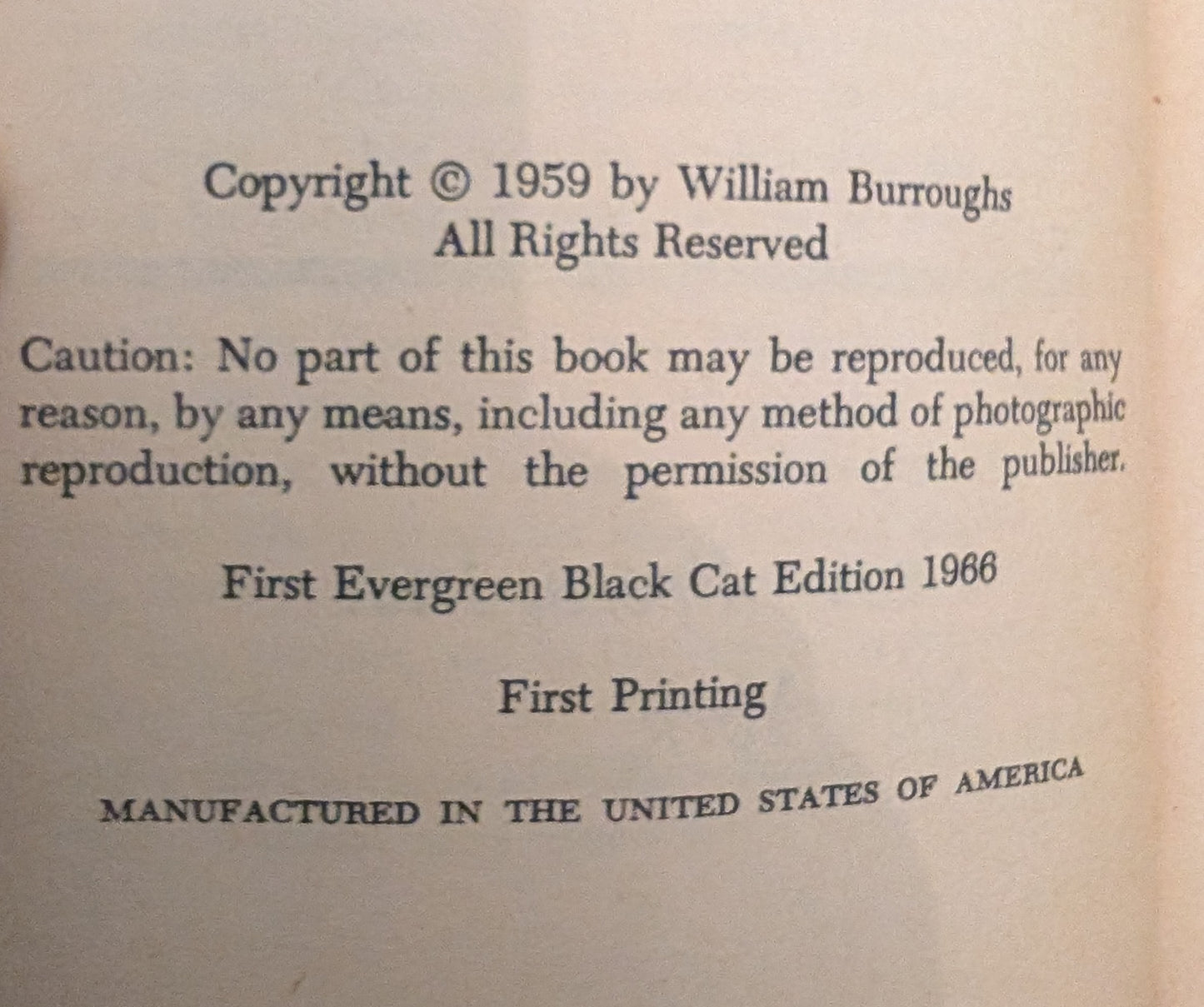 Naked Lunch by William S. Burroughs