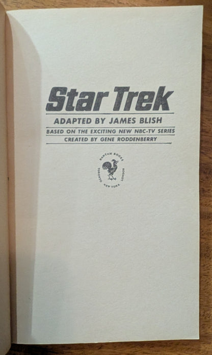Star Trek adapted by James Blish