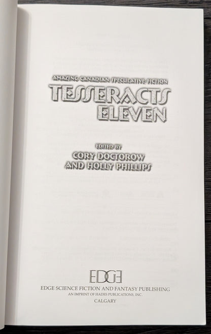Tesseracts Eleven edited by Cory Doctorow and Holly Phillips