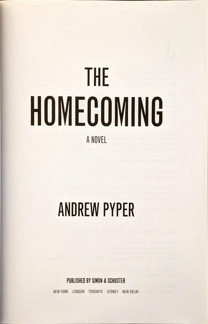 The Homecoming by Andrew Pyper