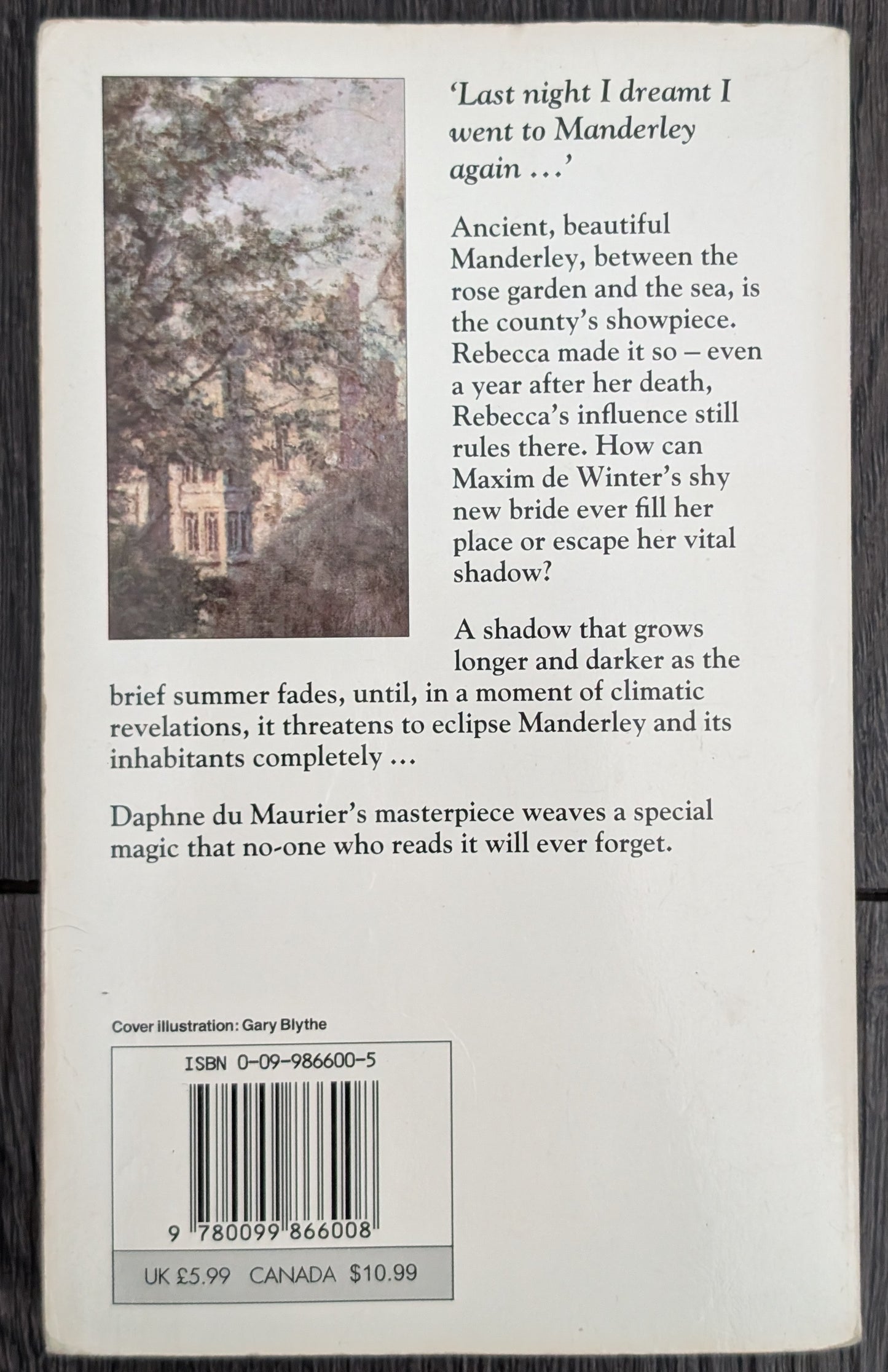 Rebecca by Daphne du Maurier