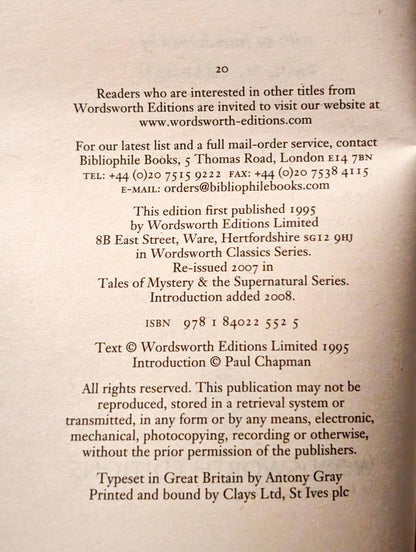 In a Glass Darkly by Sheridan Le Fanu