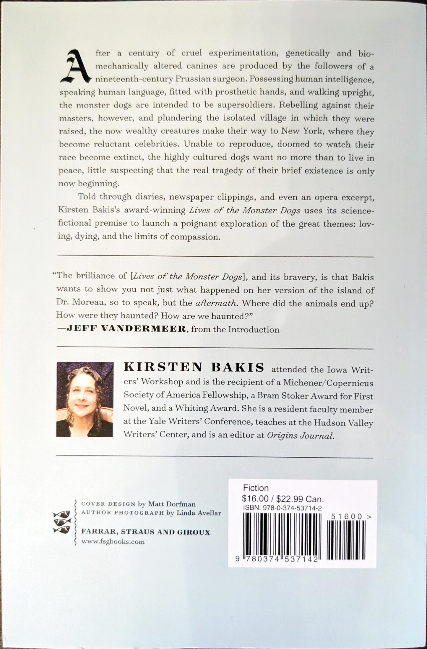 Lives of the Monster Dogs by Kirsten Bakis