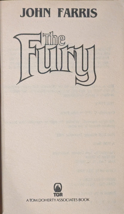 The Fury by John Farris
