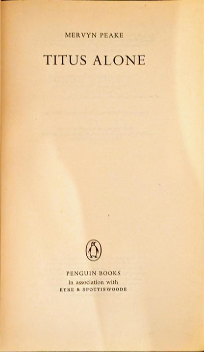 Titus Alone by Mervyn Peake