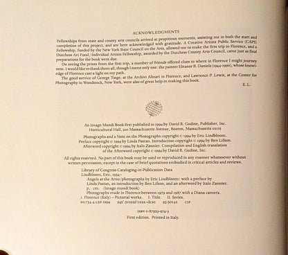 Angels at the Arno photographs by Eric Lindbloom (Signed)