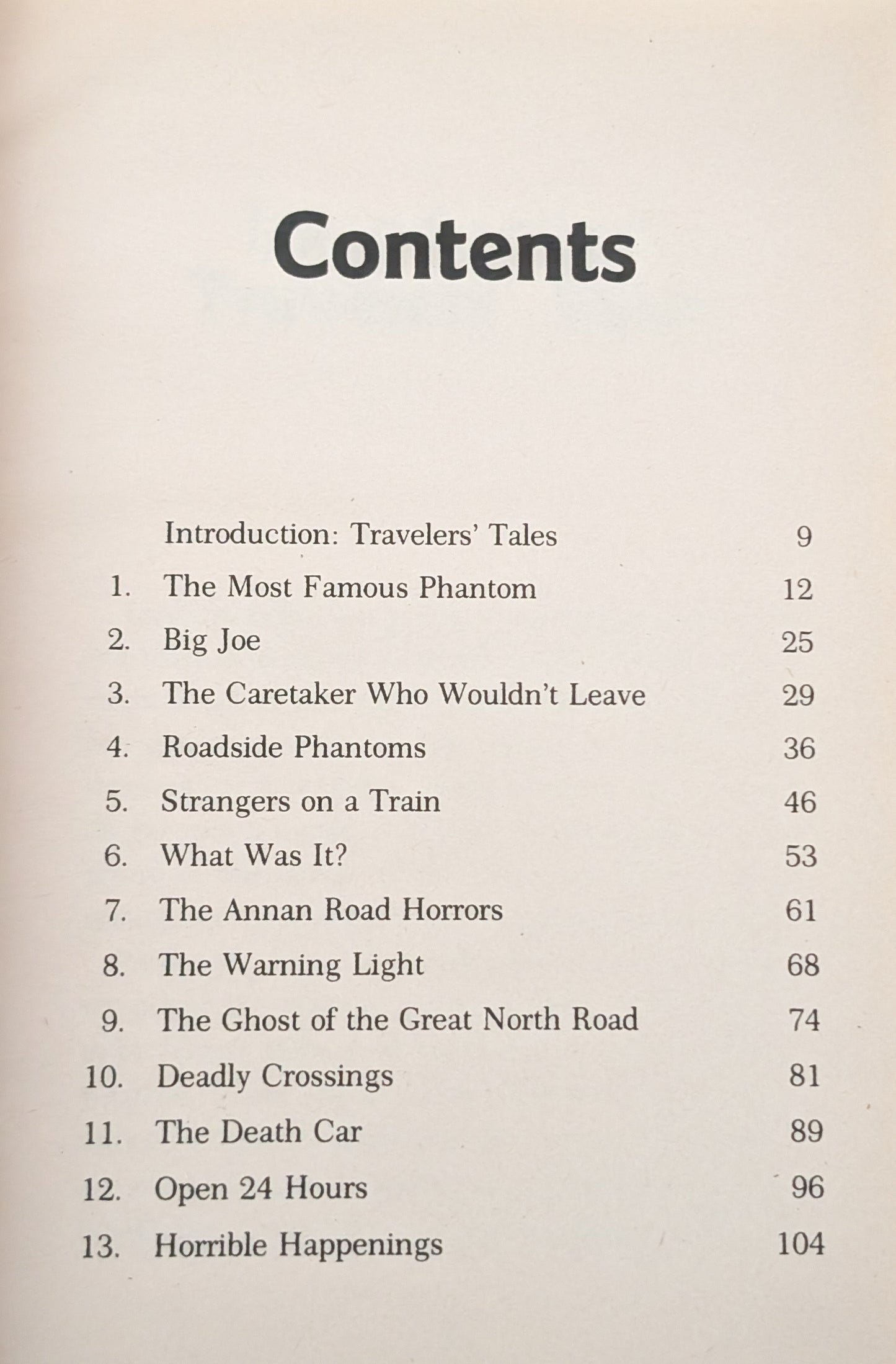 Railway Ghosts and Highway Horrors by Daniel Cohen