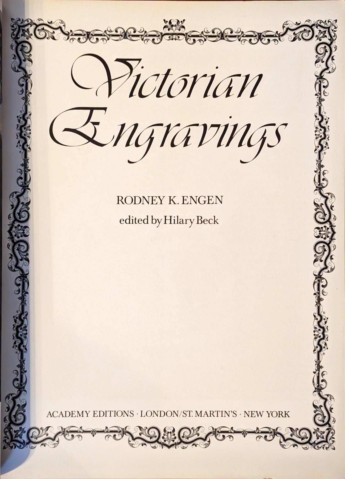 Victorian Engravings by Rodney K. Engen ed. by Hilary Beck