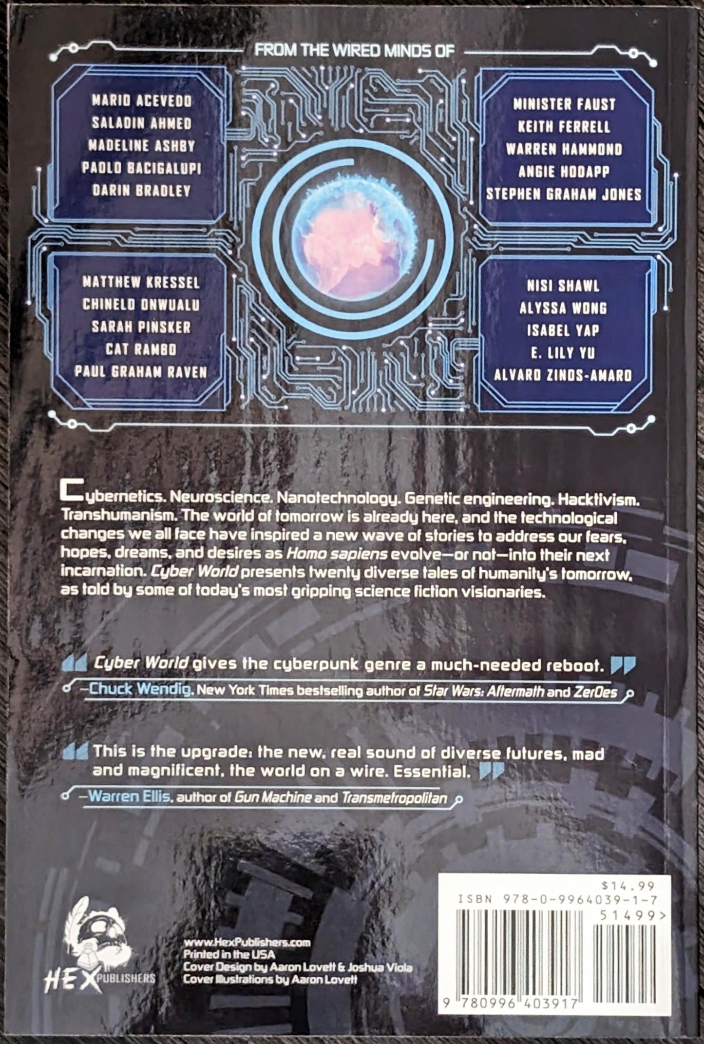 Cyber World: Tales of Humanity's Tomorrow edited by Josh Heller and Joshua Viola