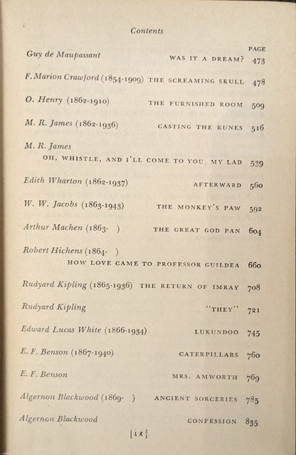 Great Tales of Terror and the Supernatural edited by Herbert A. Wise and Phyllis Fraser