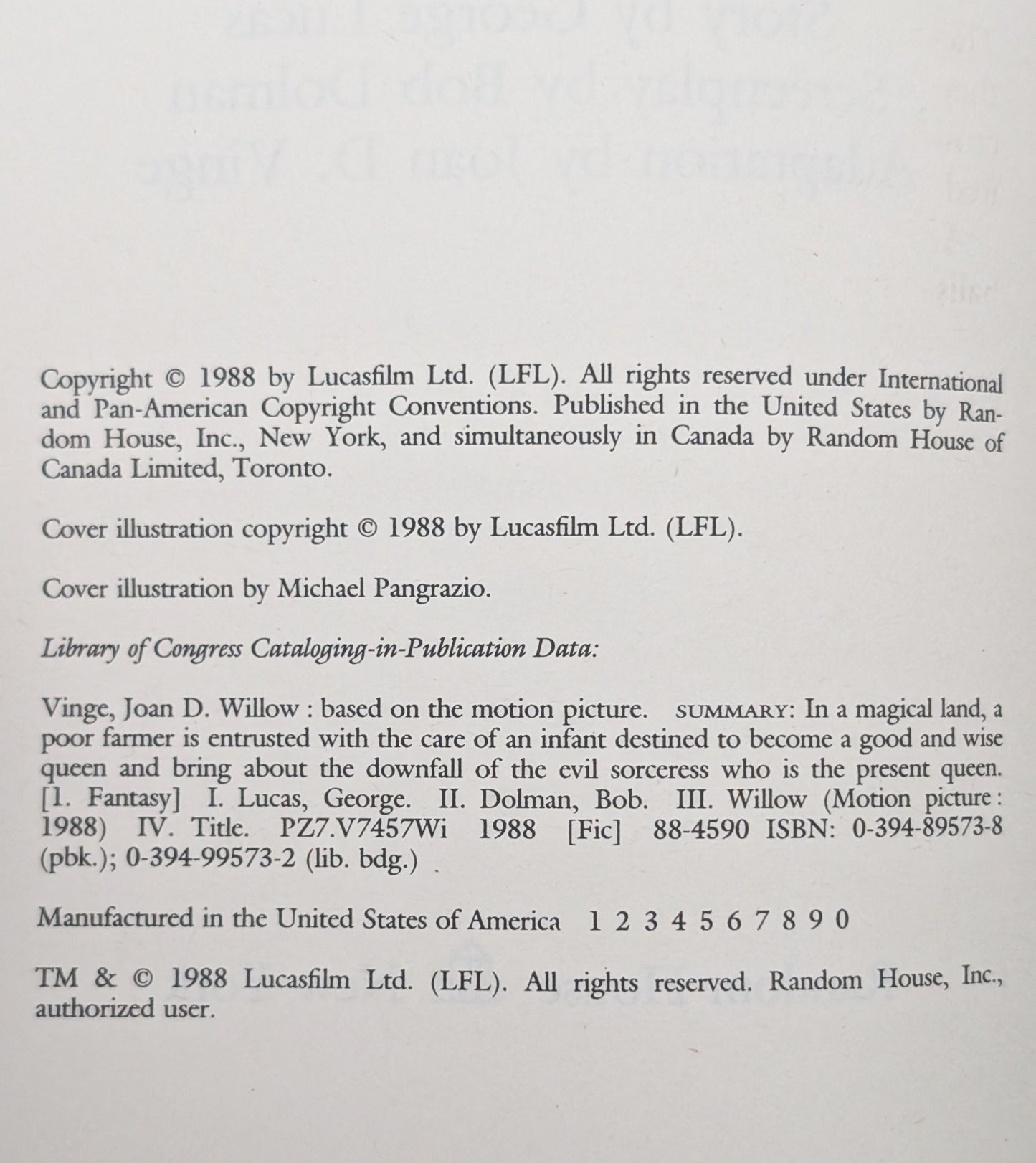 Willow, adapted by Joan D. Vinge