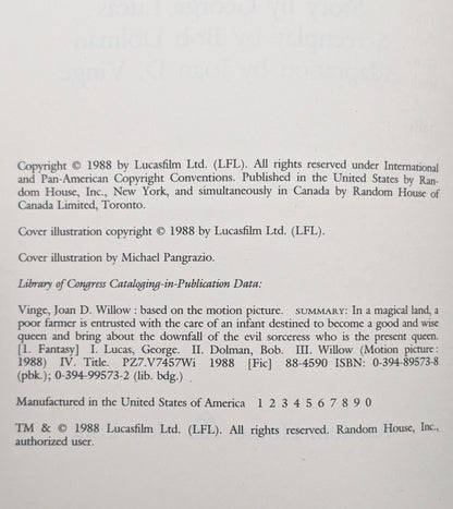 Willow, adapted by Joan D. Vinge