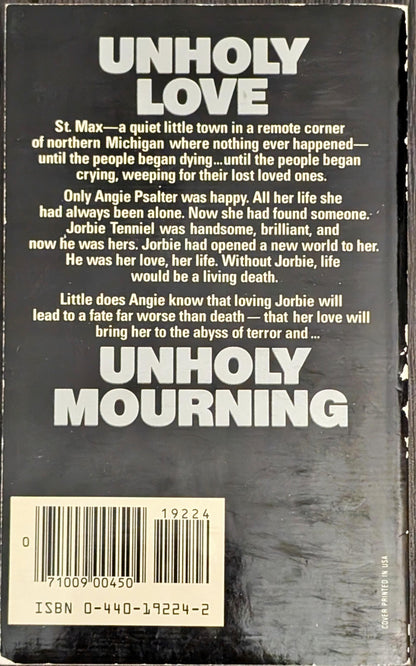 Unholy Mourning by David Lippincott