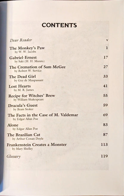 Creepy Clasics edited by Mary Hill