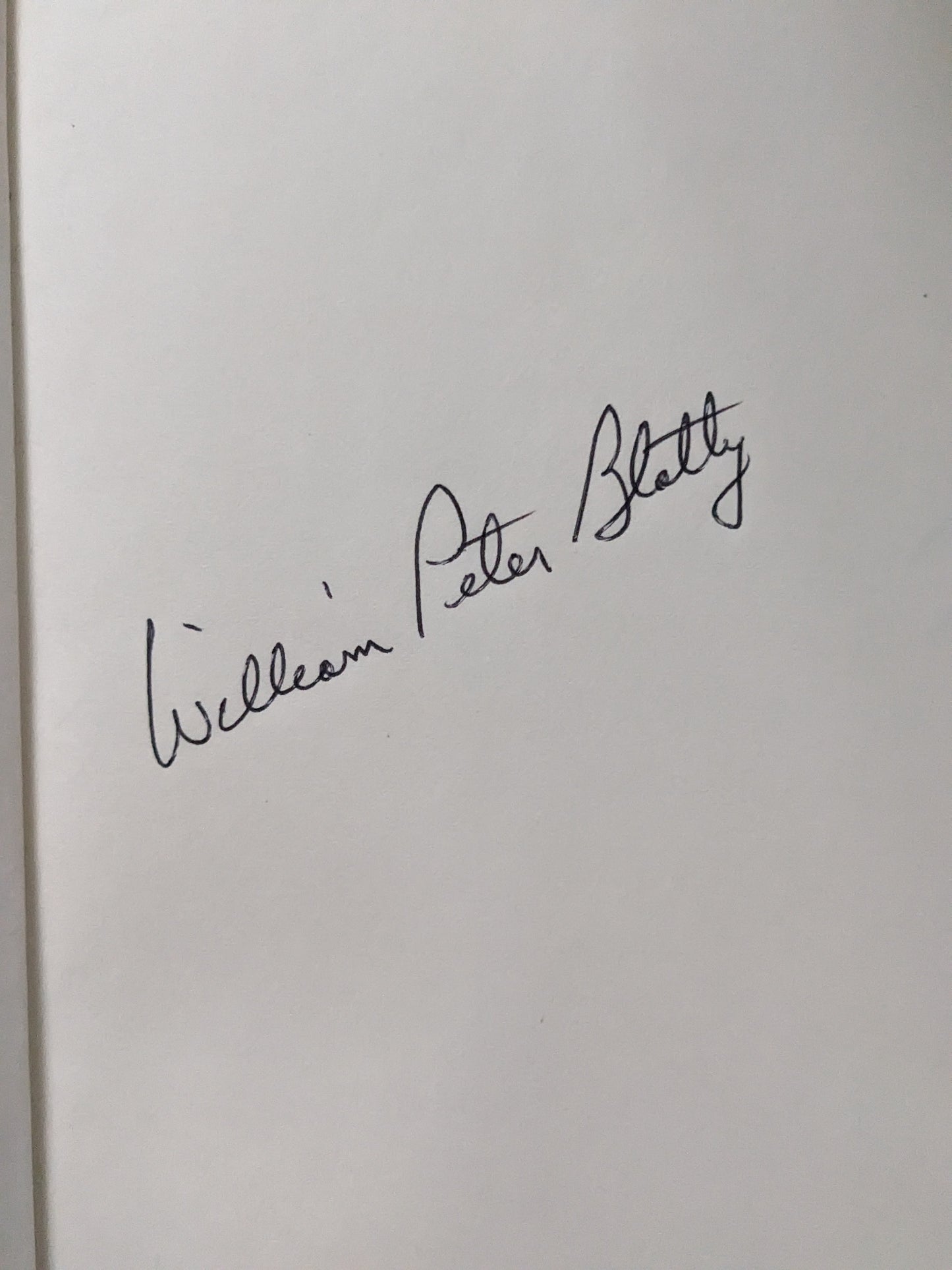 Legion by William Peter Blatty (Signed)