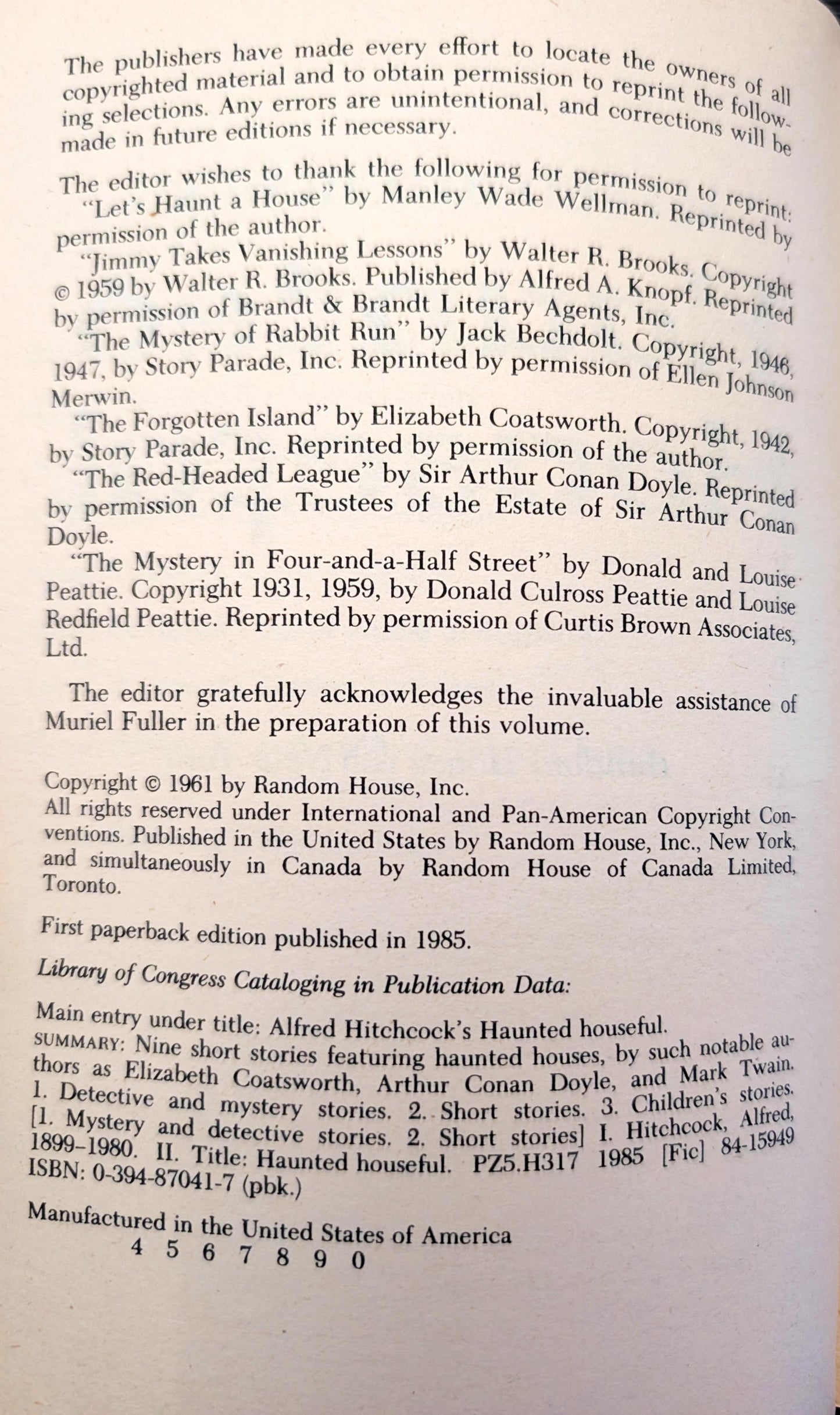 Alfred Hitchcock's Haunted Houseful