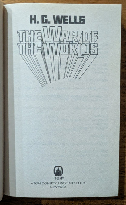 The War of the Worlds by H.G Wells