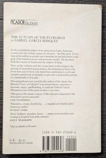 The Autumn of the Patriarch by Gabriel Garcia Marquez
