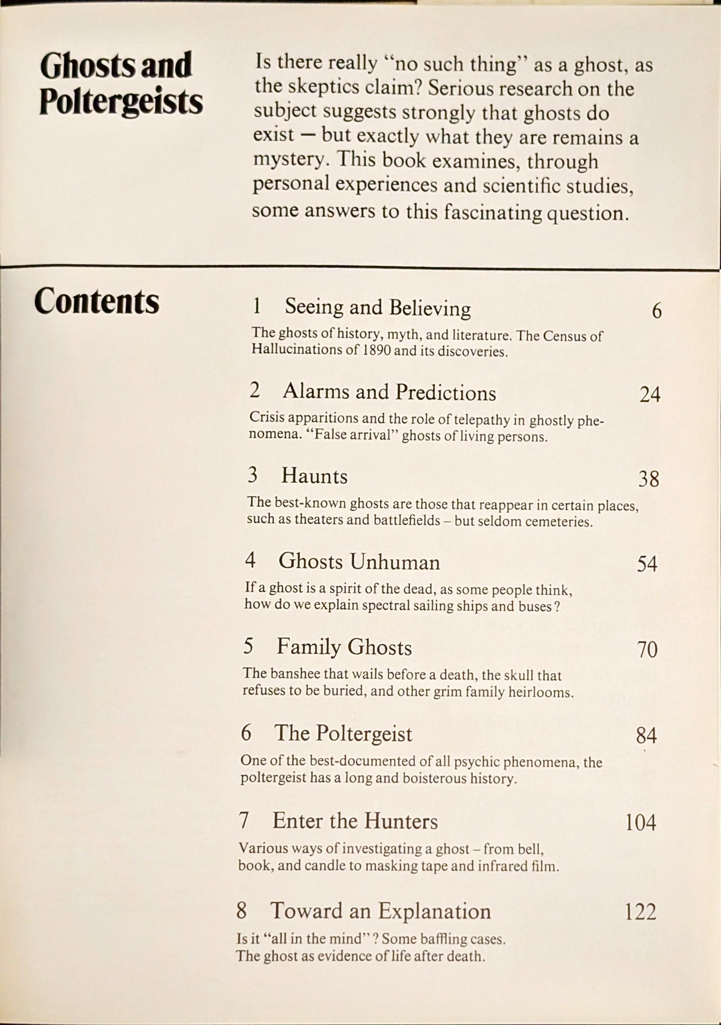 Ghosts and Poltergeists by Frank Smyth