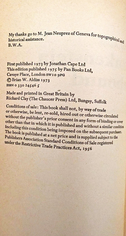 Frankenstein Unbound by Brian Aldiss