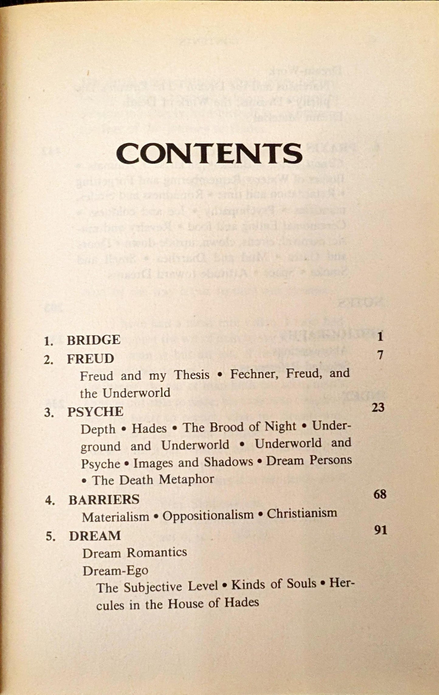 The Dream and The Underworld by James Hillman