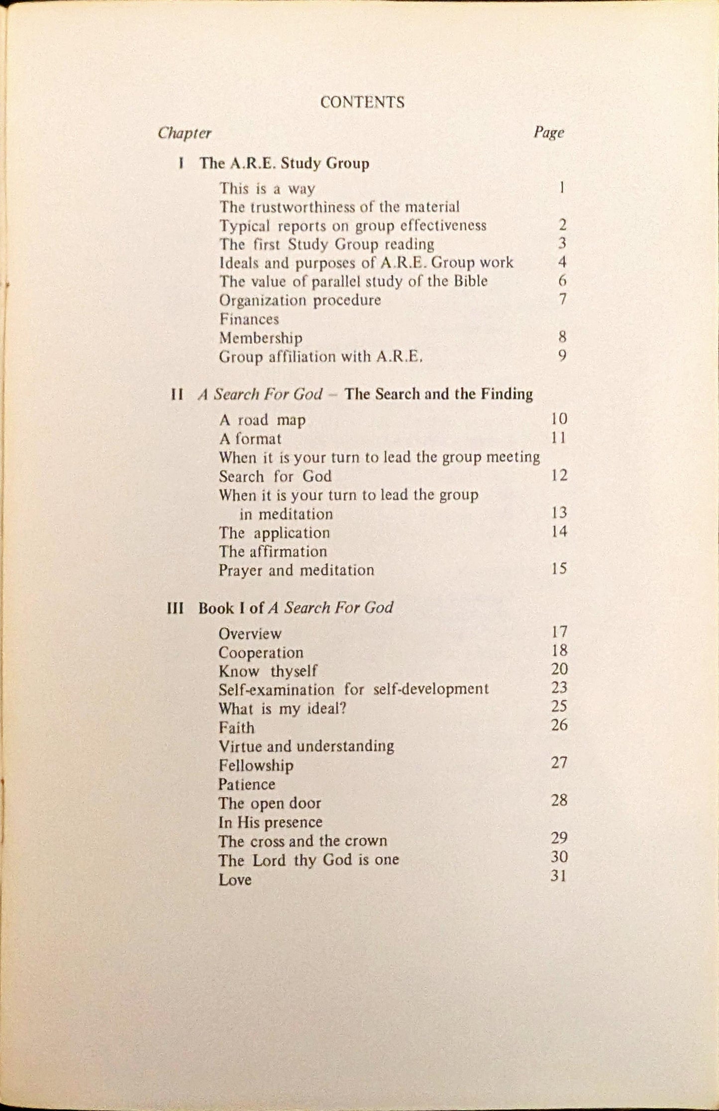 The Handbook for A.R.E Study Groups