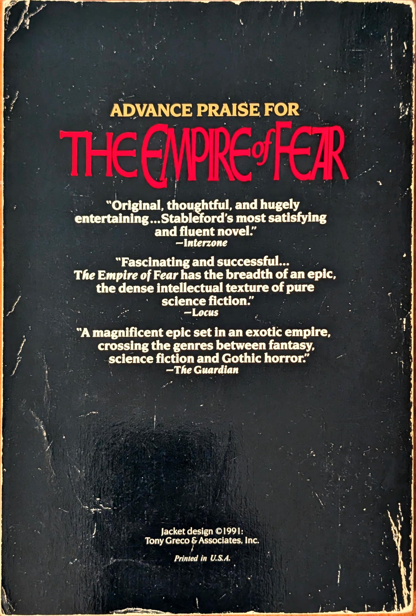 The Empire of Fear by Brian Stableford