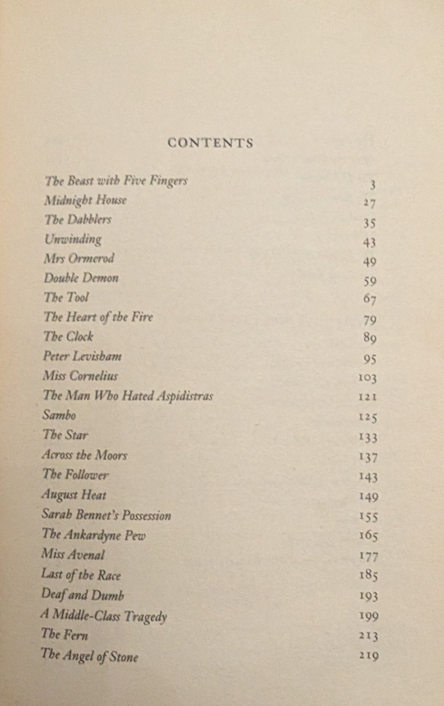 The Beast with Five Fingers by W.F Harvey