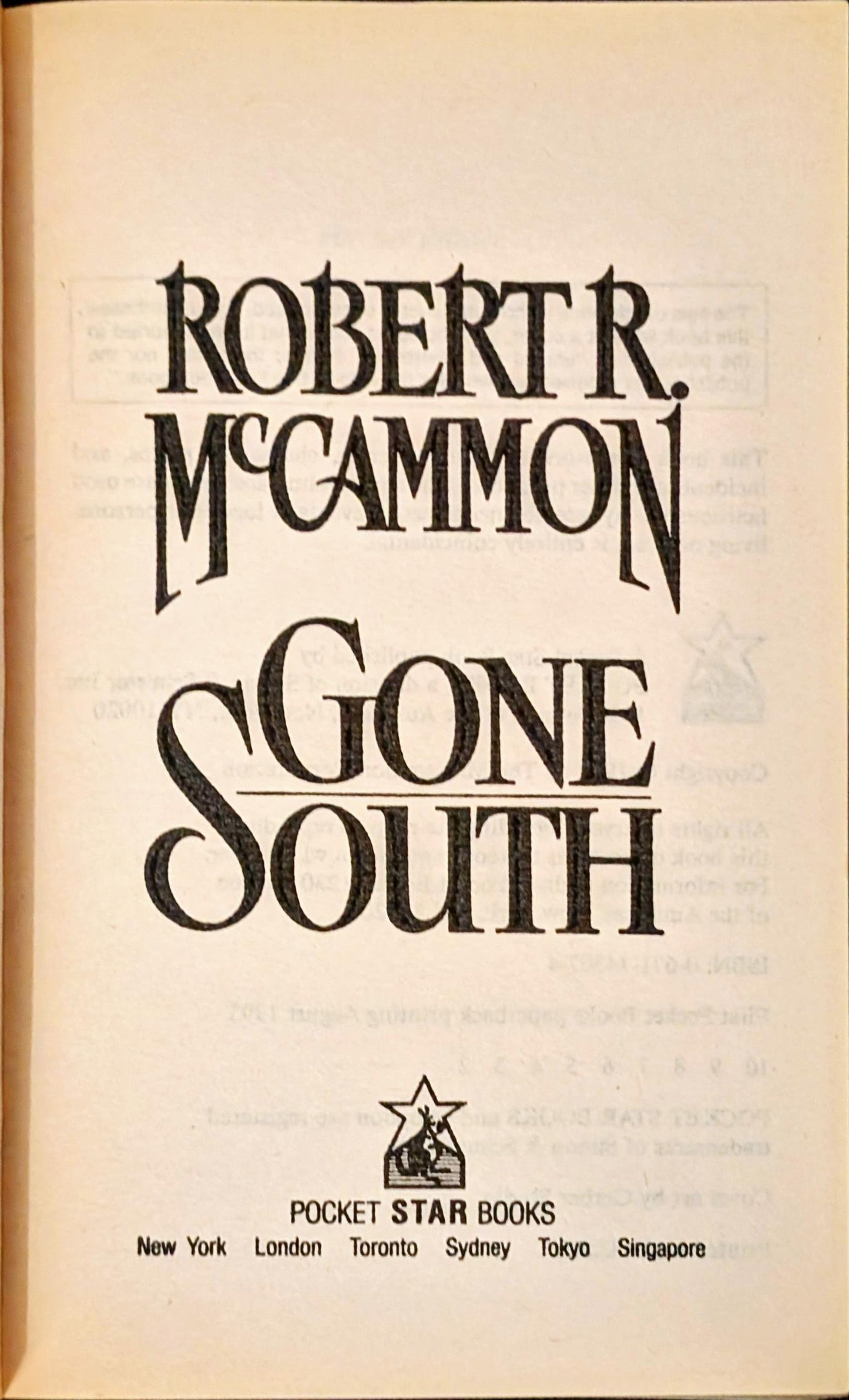 Gone South by Robert R. McCammon