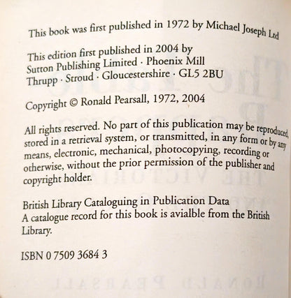 The Table Rappers: The Victorians and the Occult by Ronald Pearsall