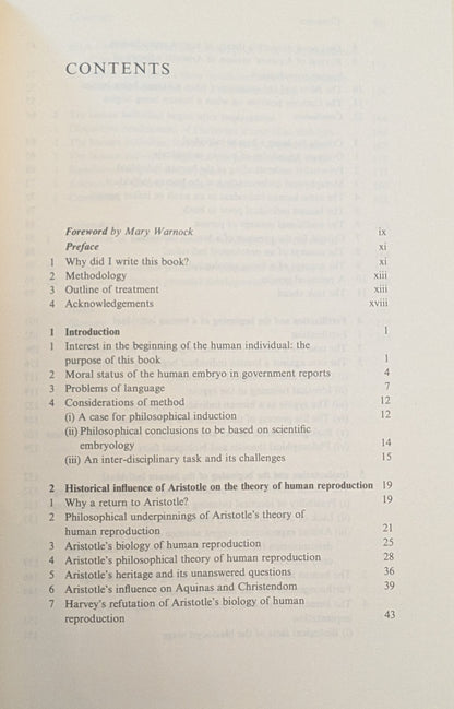 Where Did I Begin? Conception of Human Individual in History, Philosophy and Science By Norman D. Ford