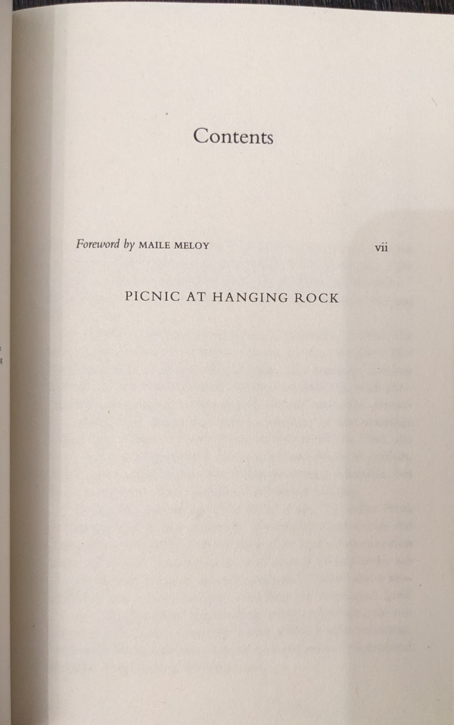 Picnic at Hanging Rock by Joan Lindsay