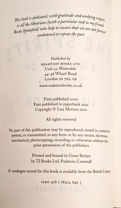 Calling the Spirits: A History of Seances by Lisa Morton