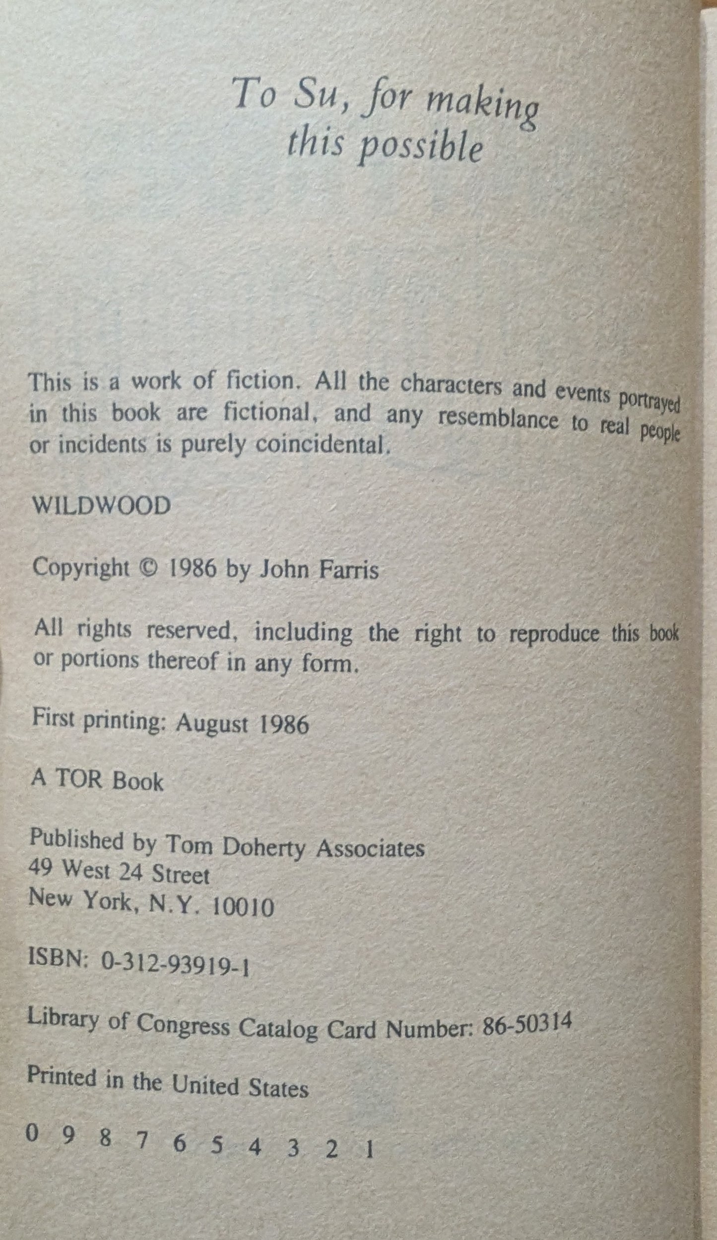Wildwood by John Farris