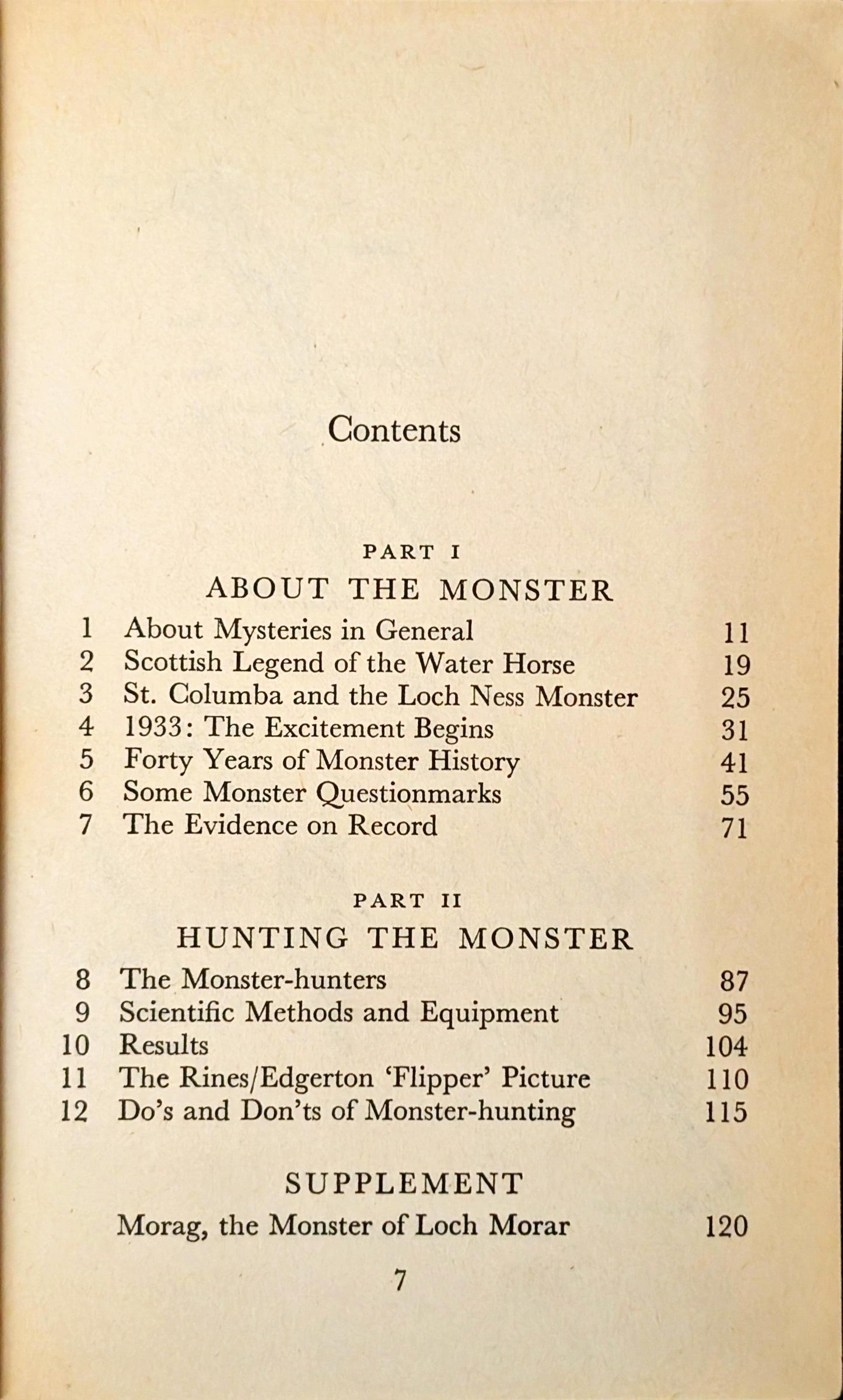 The Story of the Loch Ness Monster by Tim Dinsdale