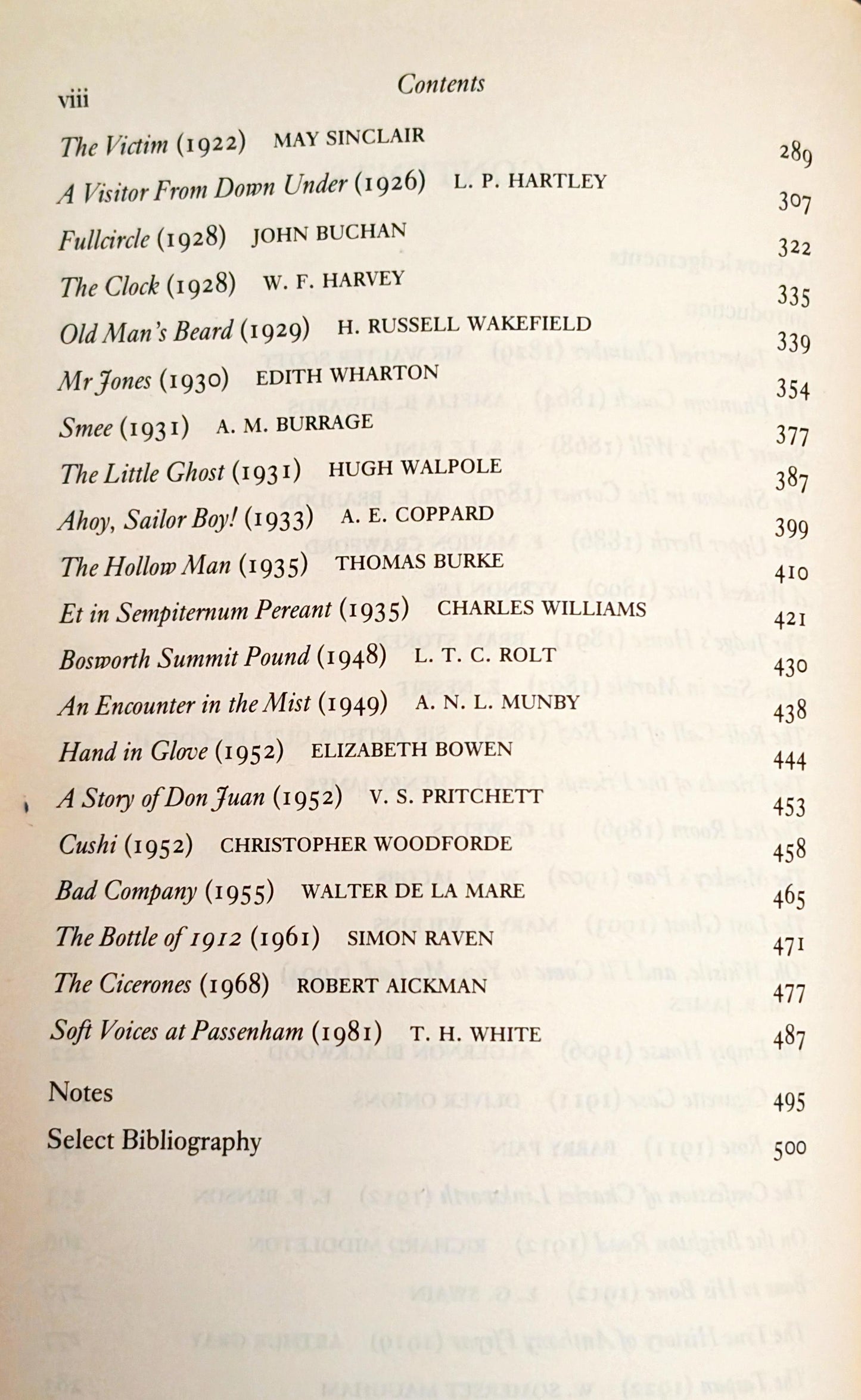 The Oxford Book of English Ghost Stories chosen by Michael Cox