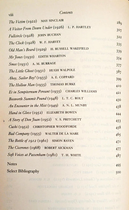 The Oxford Book of English Ghost Stories chosen by Michael Cox