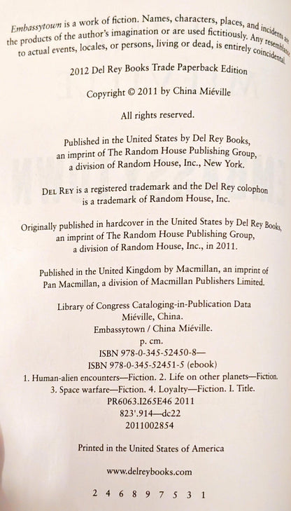 Embassytown by China Miéville