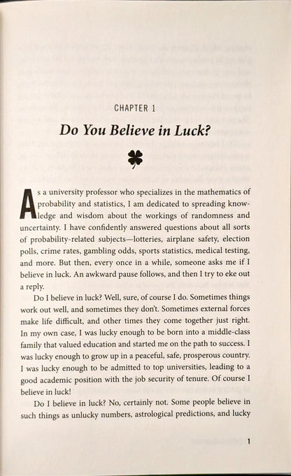 Knock on Wood: Luck, Chance, and the Meaning of Everything by Jeffrey S. Rosenthal