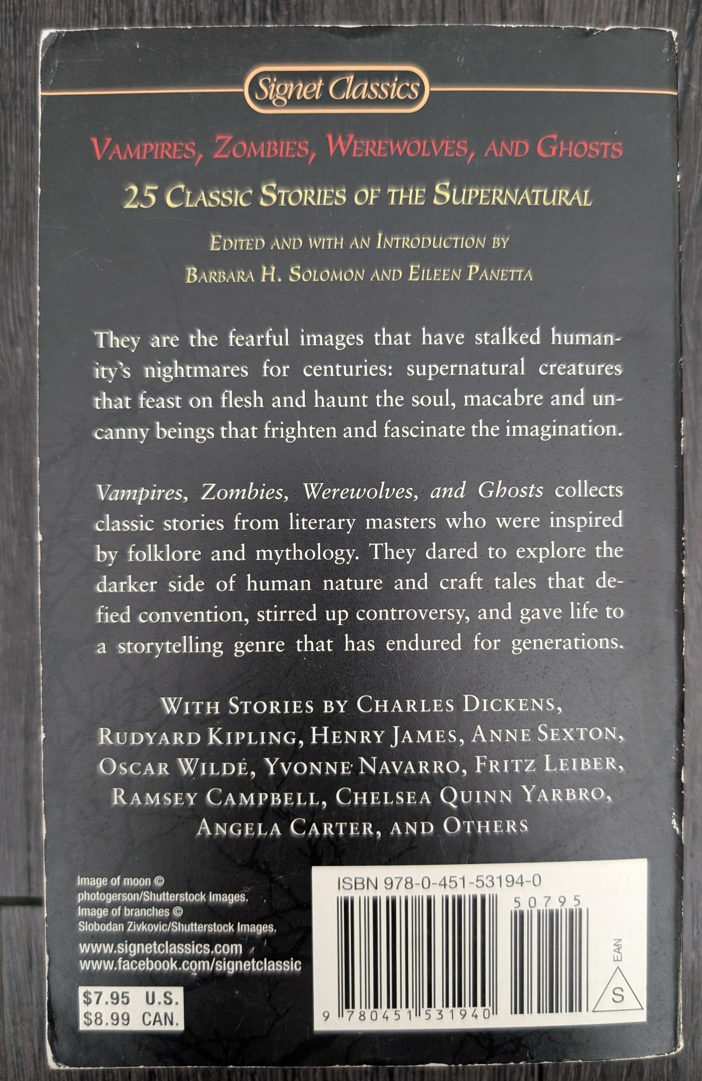 Vampires, Zombies, Werewolves, and Ghosts edited by Barbara H. Solomon and Eileen Panetta