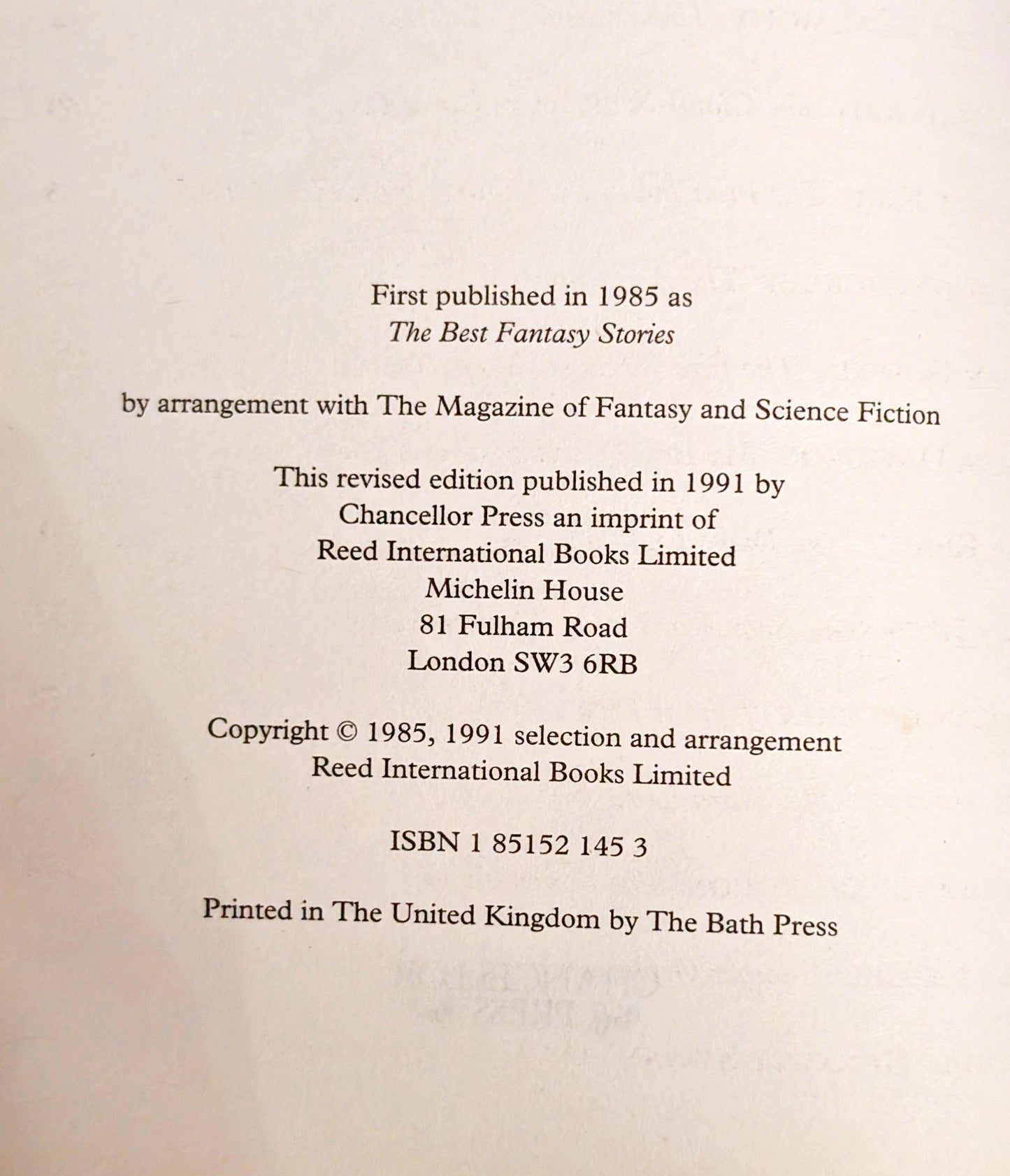 Great Tales of Fantasy and Science Fiction