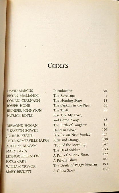 Irish Ghost Stories edited by David Marcus