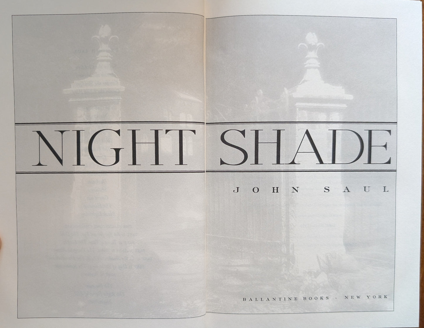 Night Shade by John Saul