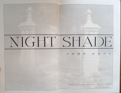 Night Shade by John Saul