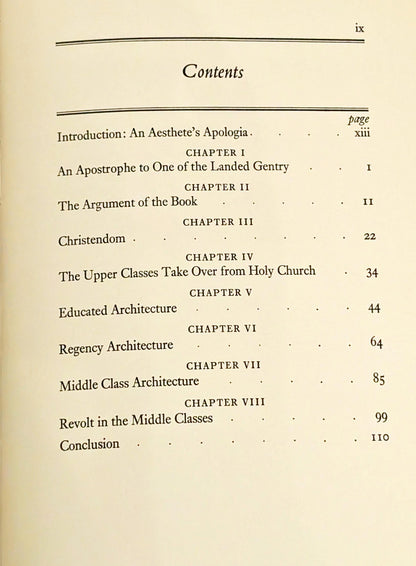 Ghastly Good Taste or a Depressing Story of the Rise and Fall of English Architecture by John Betjeman
