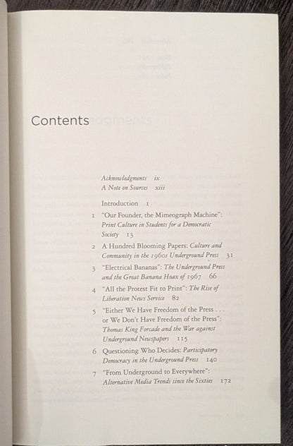 Smoking Typewriters: The Sixties Underground Press and the Rise of Alternative Media in America by John McMillan