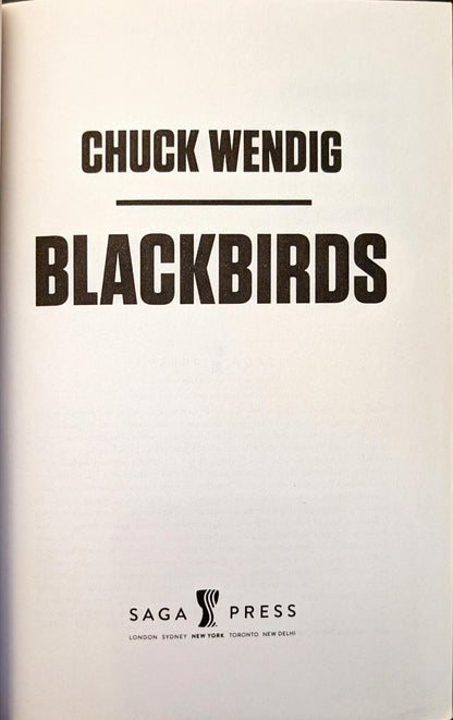 Blackbirds by Chuck Wendig