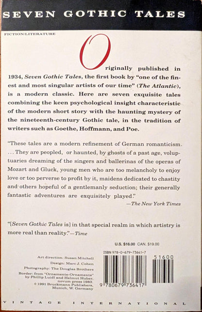 Seven Gothic Tales by Isak Dinesen